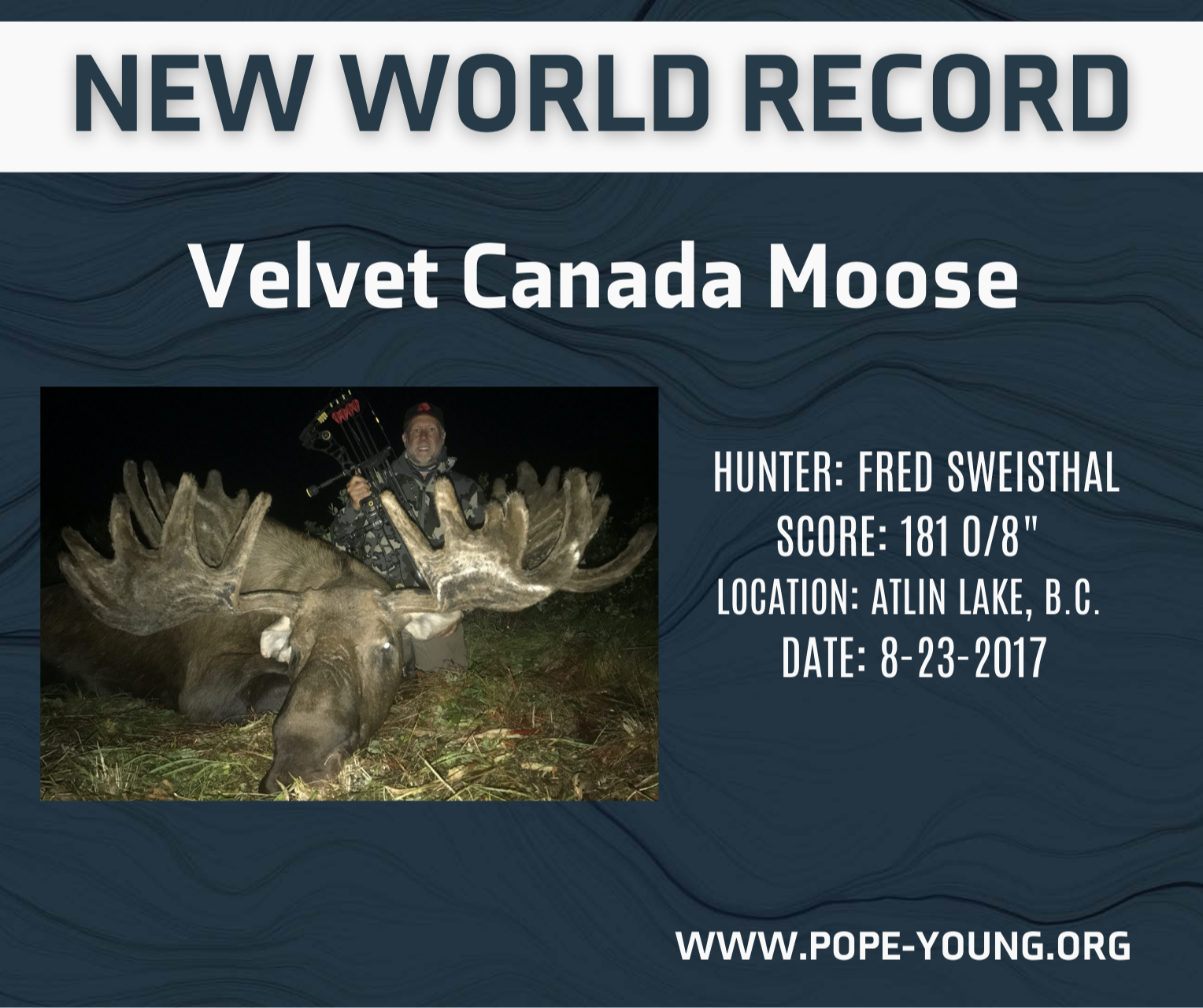 Pope And Young Verifies New World Record Moose   WR2 