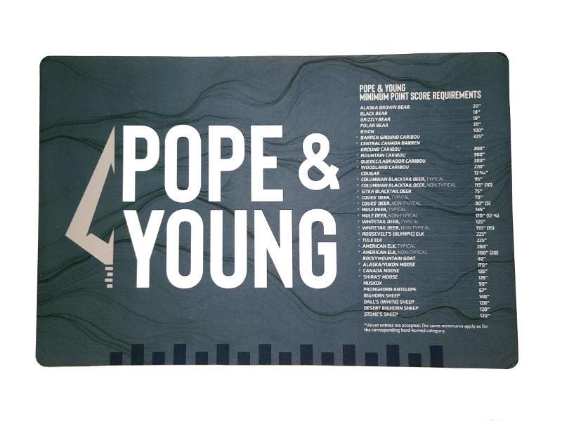 
    Pope & Young Counter Mats