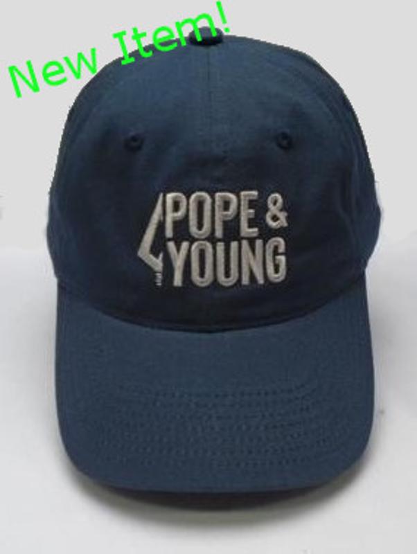 
    Pope & Young Navy Cap with Velcro Strap