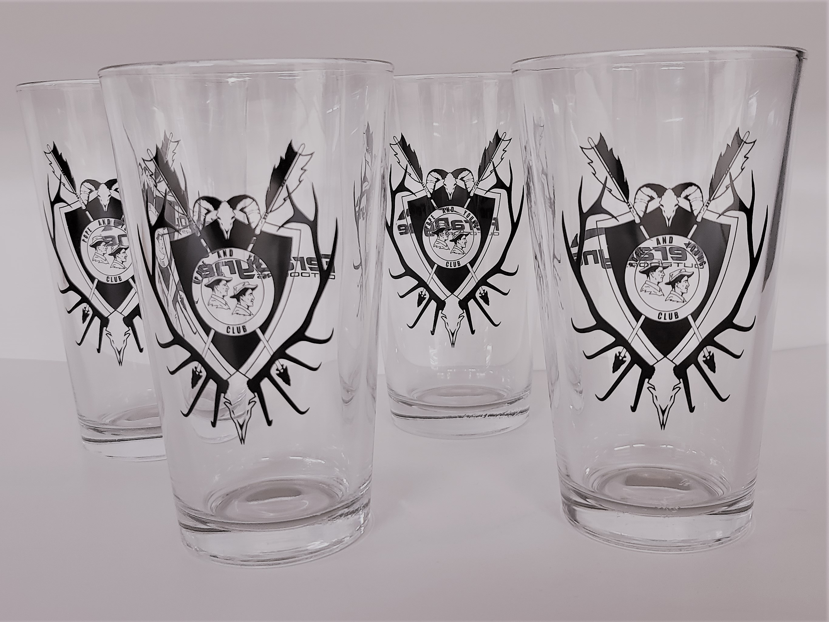 
Pope & Young Pint Glass Set of 6